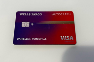 Wells Fargo Autograph Card: A Front of Wallet Card