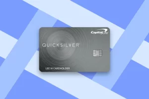 Capital One Quicksilver cash rewards card